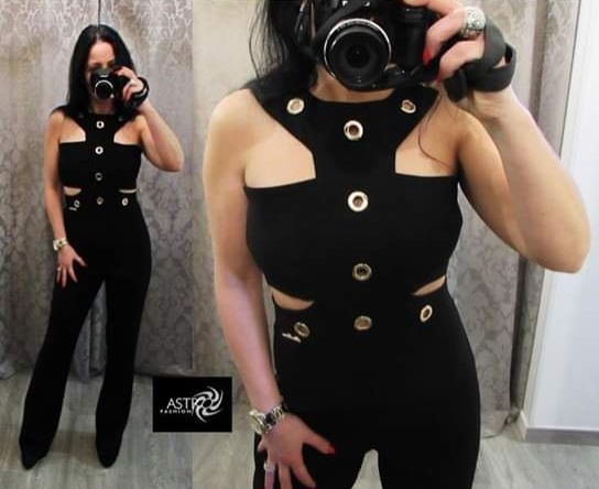 Macacão preto SAHOCO