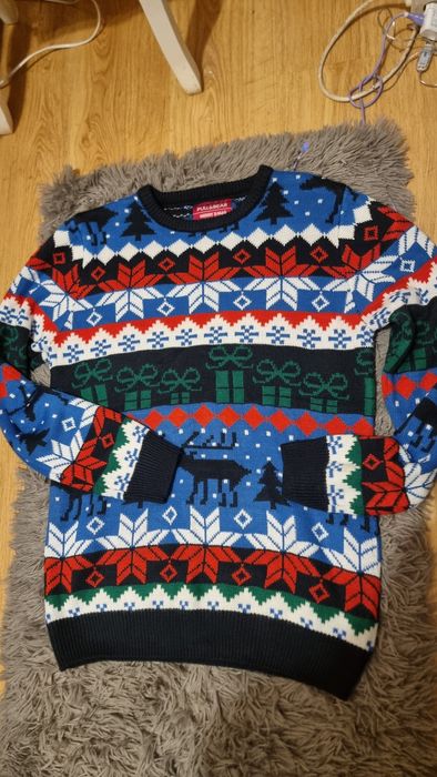 Sweter świąteczny Pull&Bear L/XL