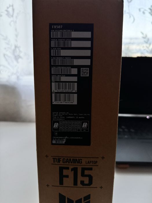 Asus TUF Gaming F15 (FX507VV)