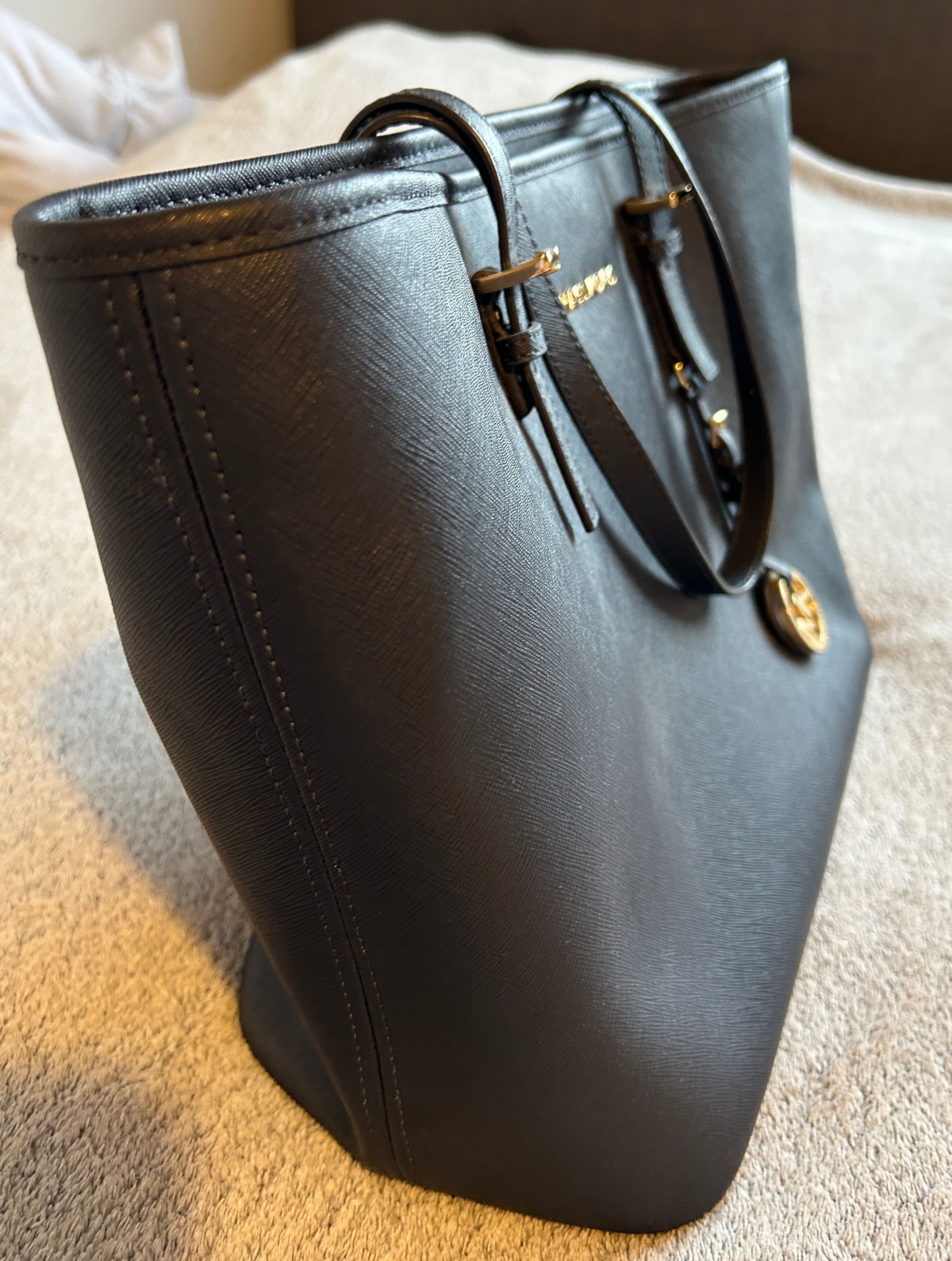 Torebka shopper Michael Kors granatowa
