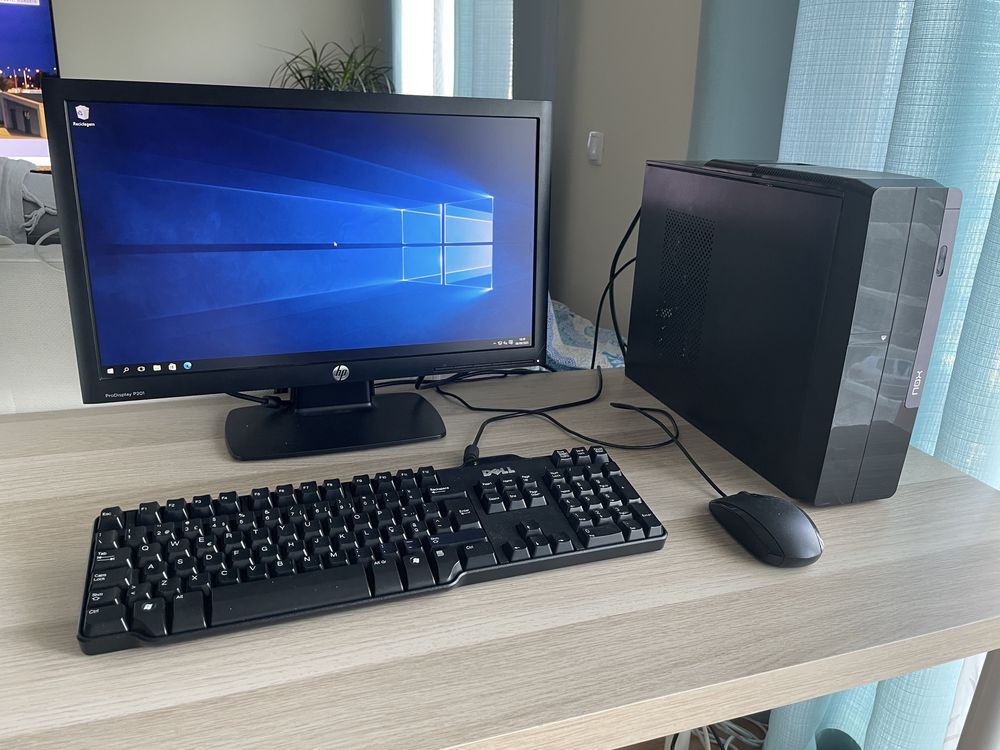 Computador completo - Desktop+monitor+teclado+rato