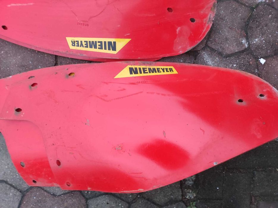 Pług Niemeyer oryginalne części, odkładnica, płoza, pierś odkładnicy