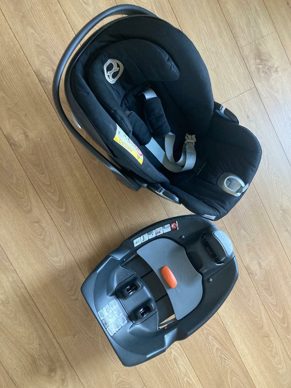 Cybex cloud q platinum black +Baza