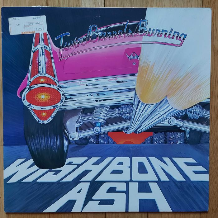 Wishbone Ash ‎Twin Barrels Burning Oct 1982 Ger (NM/EX) 1P