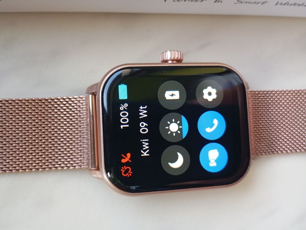 Zegarek damski smartwatch na bransolecie trzy paski