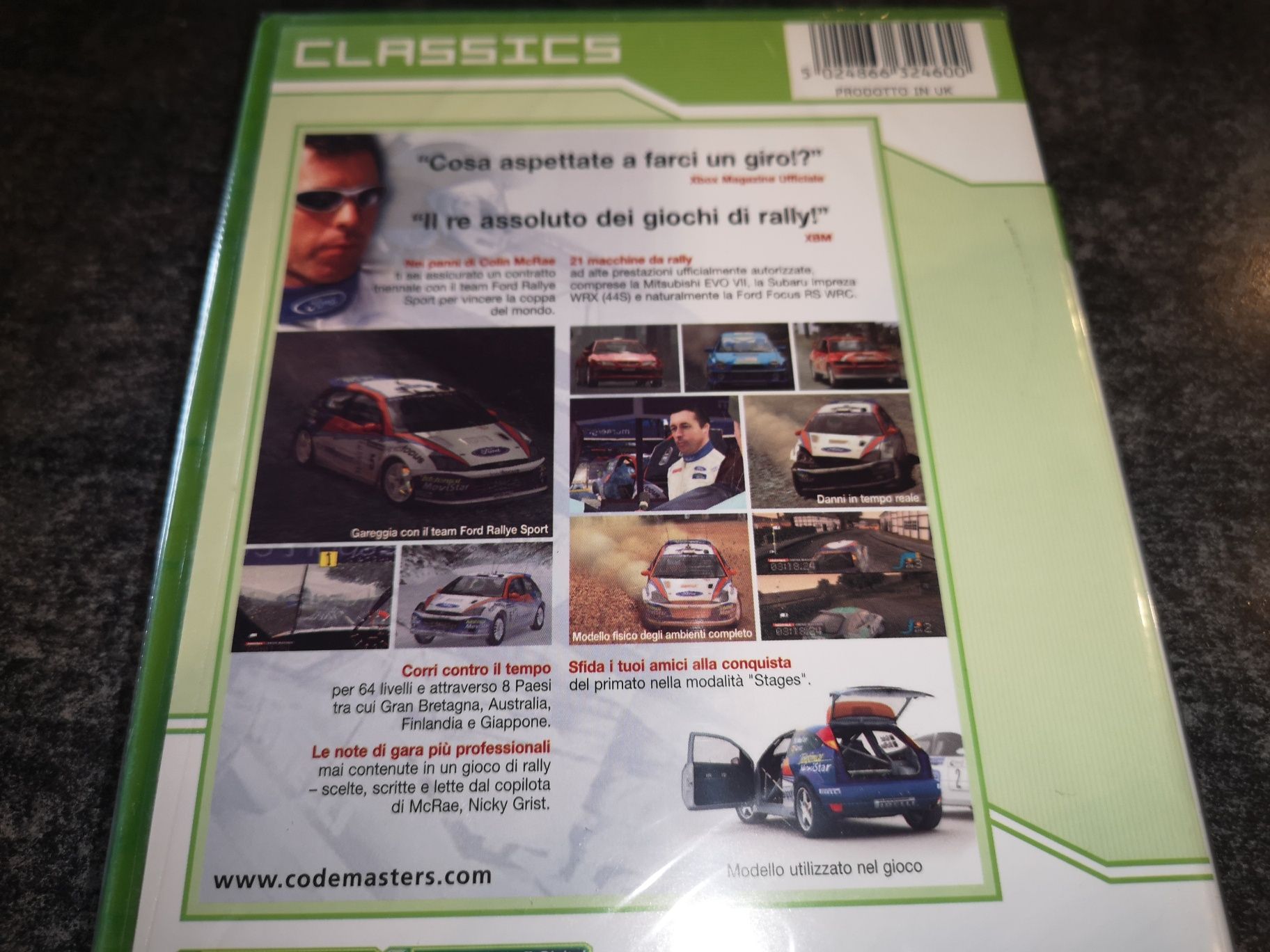 Colin McRae Rally 3 XBOX CLASSIC gra ANG (nowa w folii) WYPRZEDAŻ