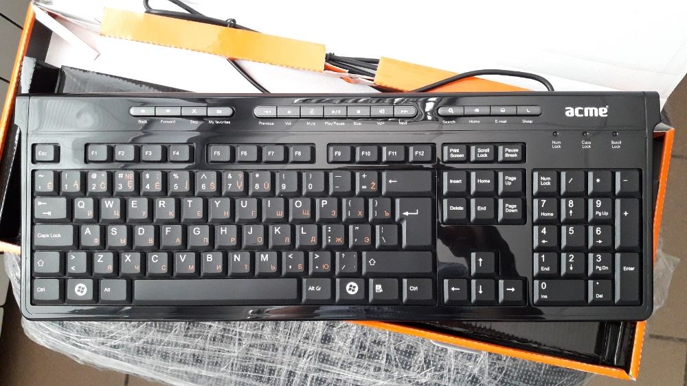 Клавиатура ультратонкая Acme KM06