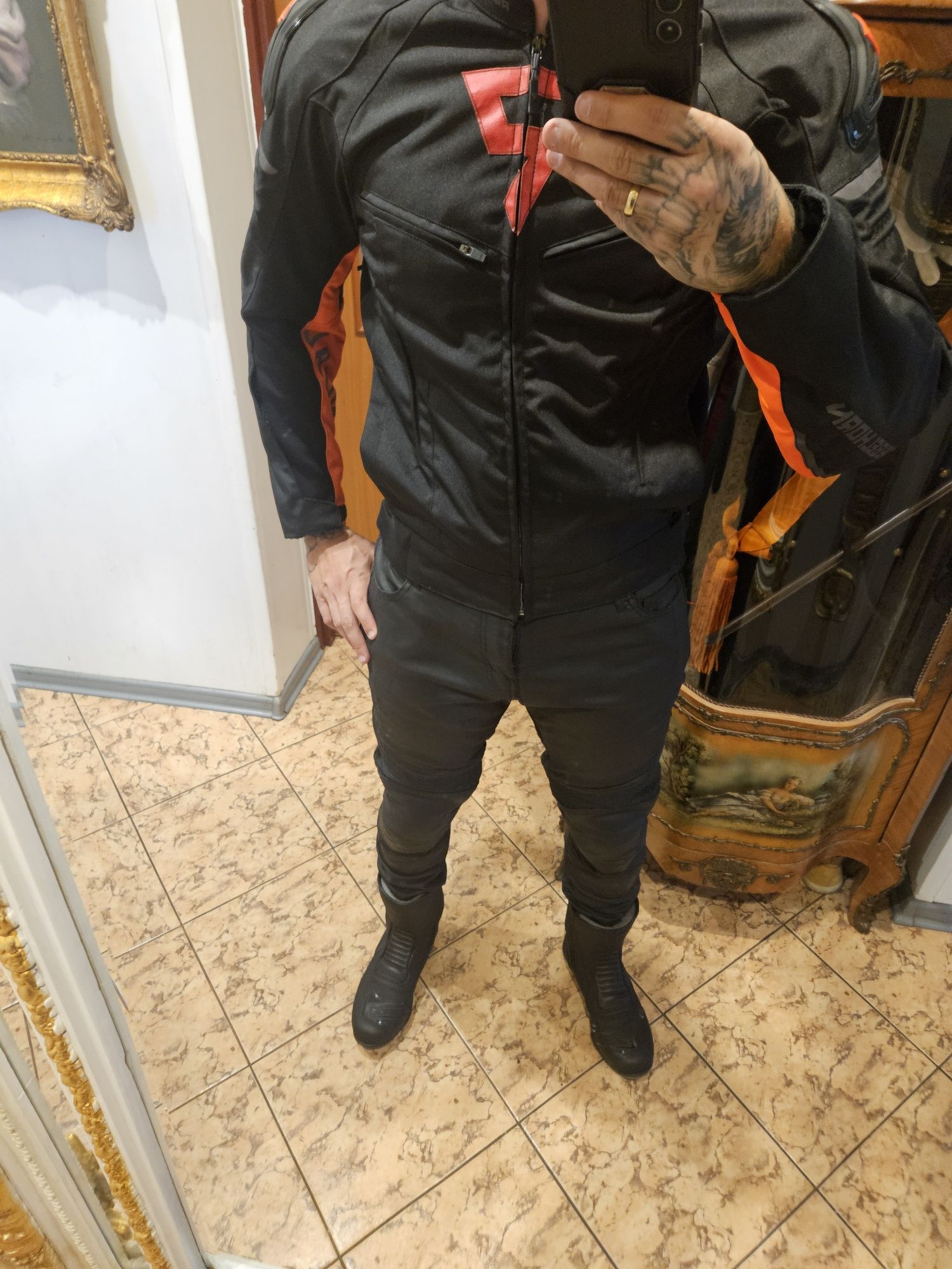 Strój kombinezon motocyklowy
