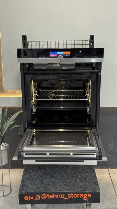 Духовка 3 в 1! З пароваркою та мікрохвильовкою Siemens HN678G4S6.