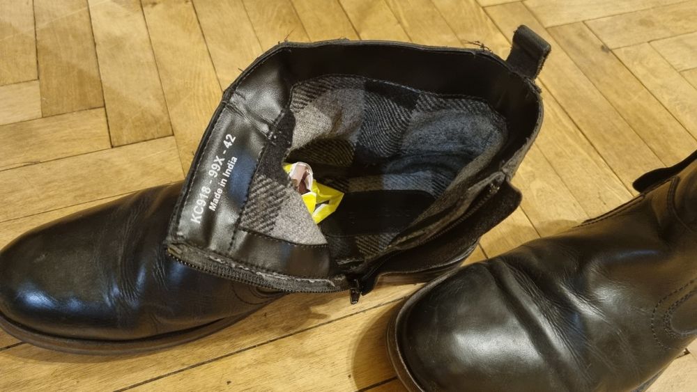 Ботинки мужские кожа Zara 42р