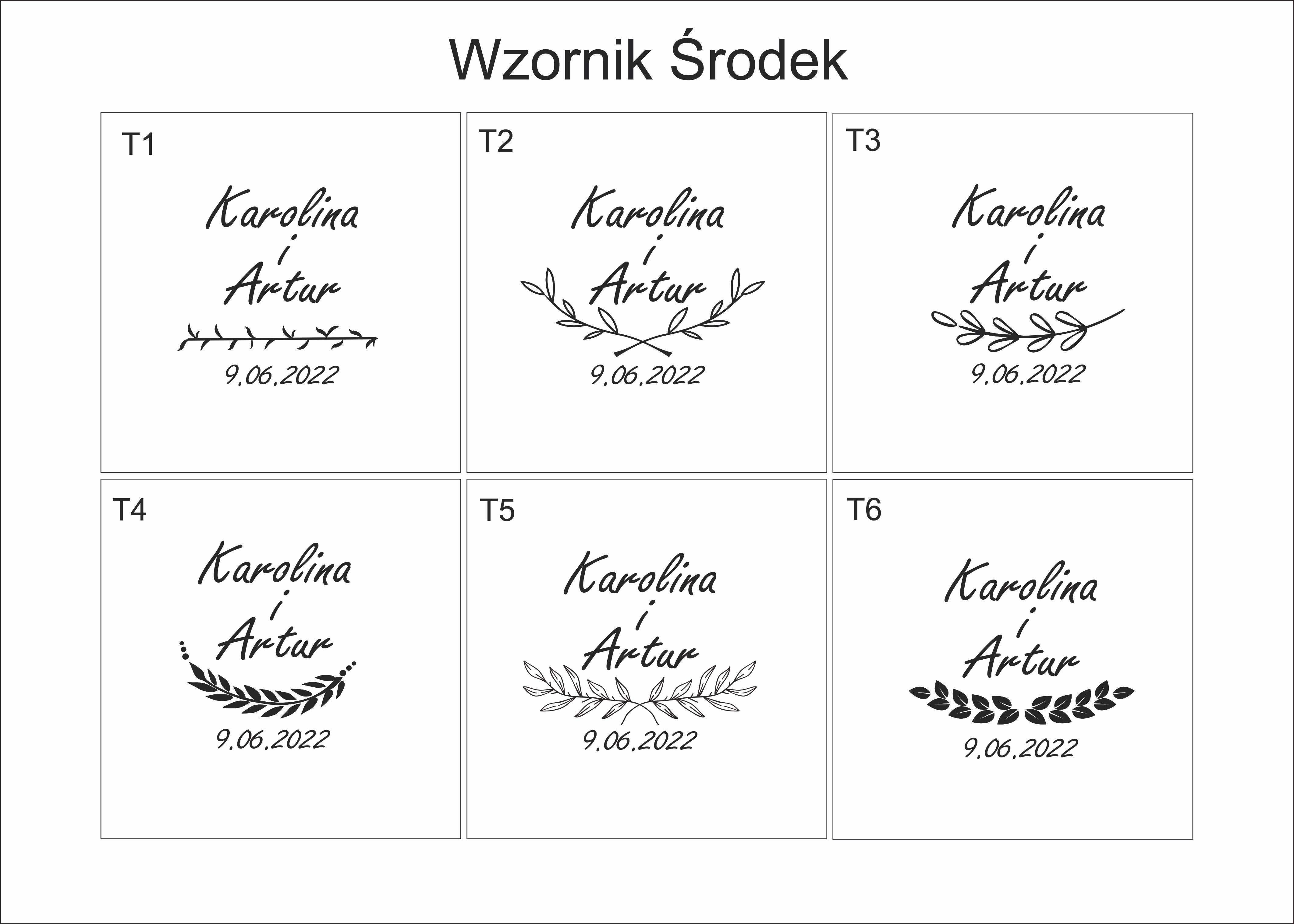 Pudełko na obrączki - Seria 2023  / Ślub - Wesele