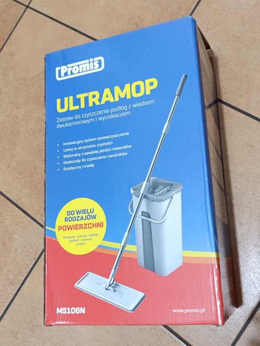 Mop płaski obrotowy, Ultramop Promis