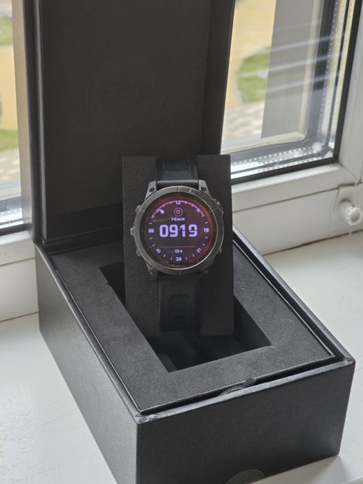 Garmin Fenix 7 Sapphire Solar Titanium, часи гармін феникс, гарміни