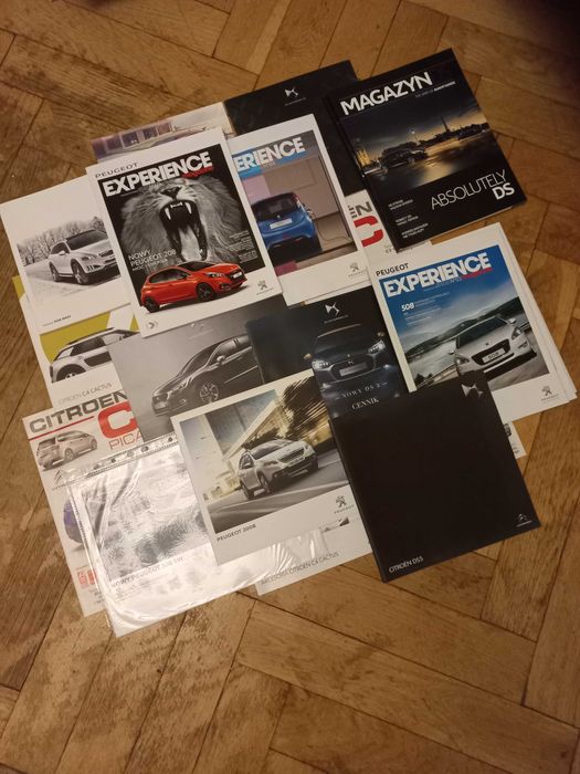 Prospekty reklamowe Peugeot Citroen DS - pakiet
