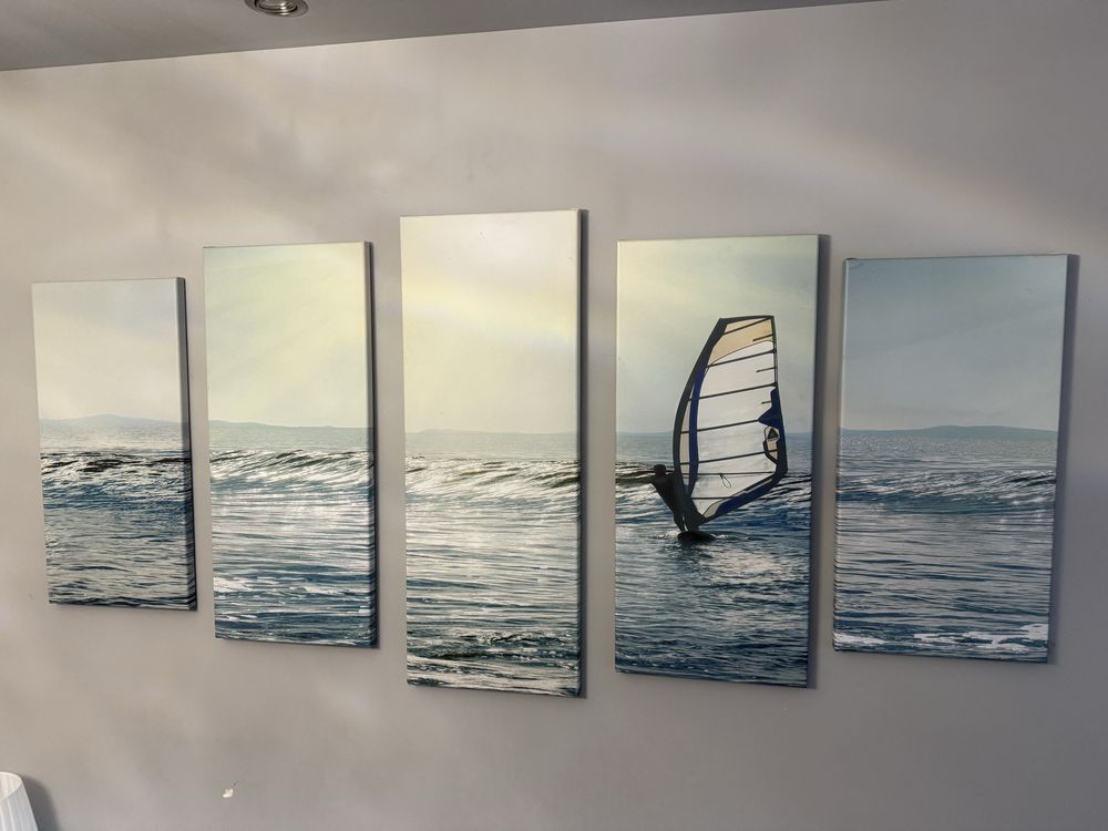 Obraz z 5 części - Windsurfing