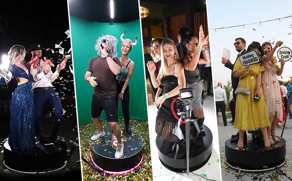 Fotobudka360 Premium na wesele, urodziny, ślub, imprezy, eventy