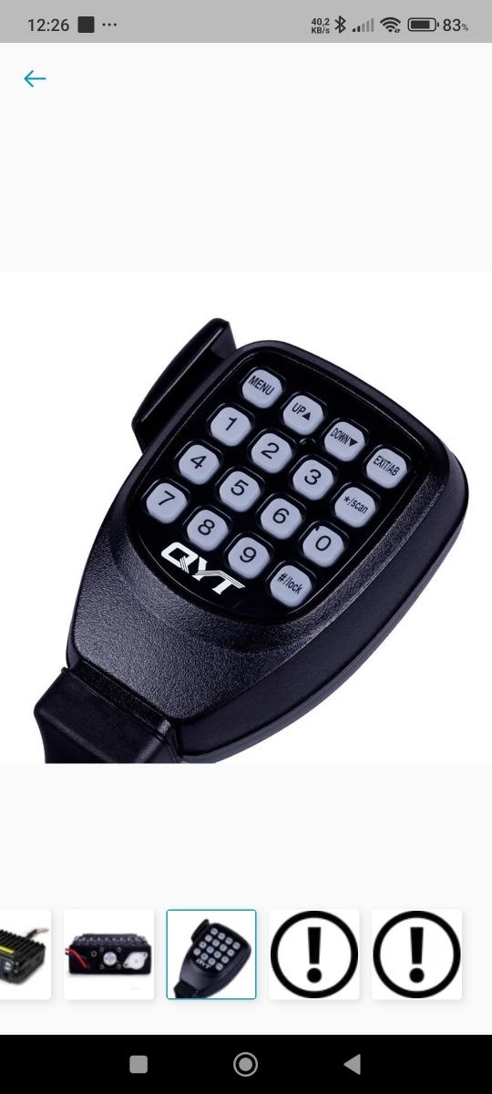Radiotelefon QYT KT-8900D 25W 2m 70cm duobander 4line VHF UHF PMR Taxi