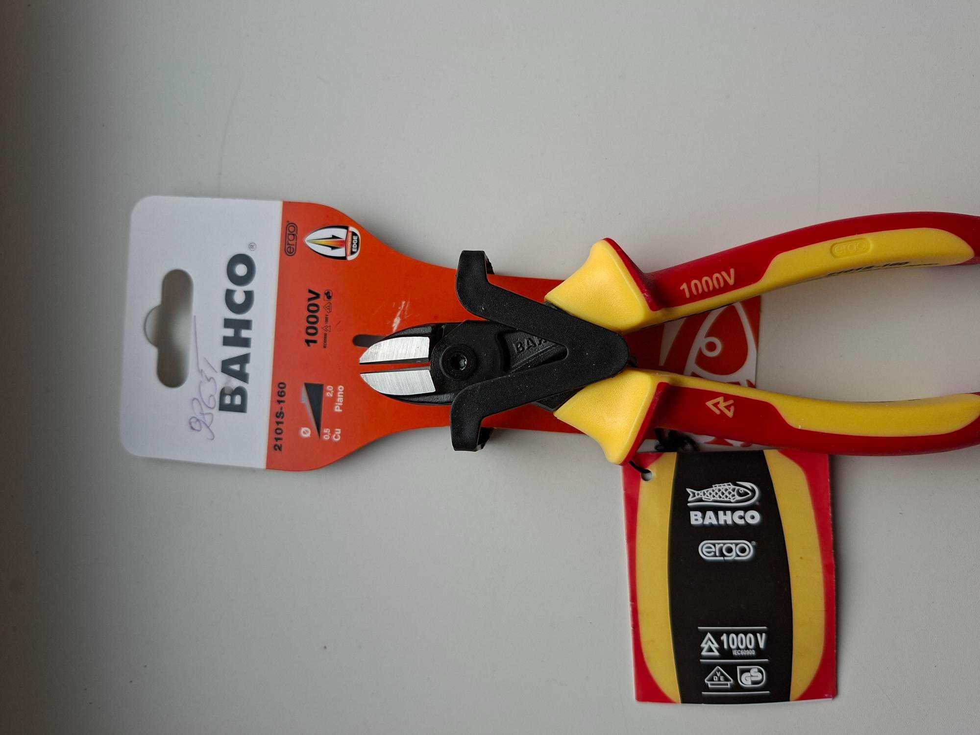 Szczypce ucinaki boczne izolowane VDE 160 mm ERGO 2101S-160 BAHCO