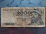 Oferuję kolekcjonerski banknot PRL 2000 zł w idealnym stanie! Okazja!!