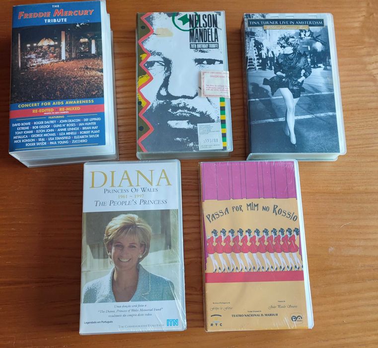 Cassetes VHS novas / celofanadas / seladas