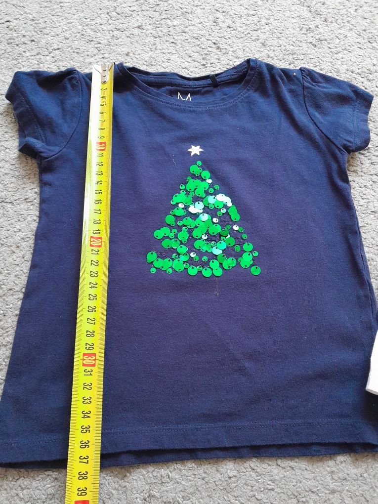 Koszulki T-shirty świąteczne 104 cm