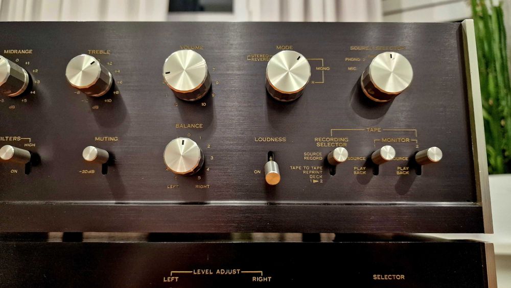 Wzmacniacz koncówka Sansui BA-150 preamp Sansui CAC-606