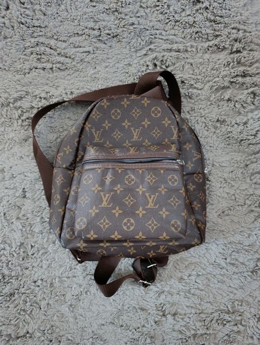 Plecak plecaczek a la Louis Vuitton brązowy mały