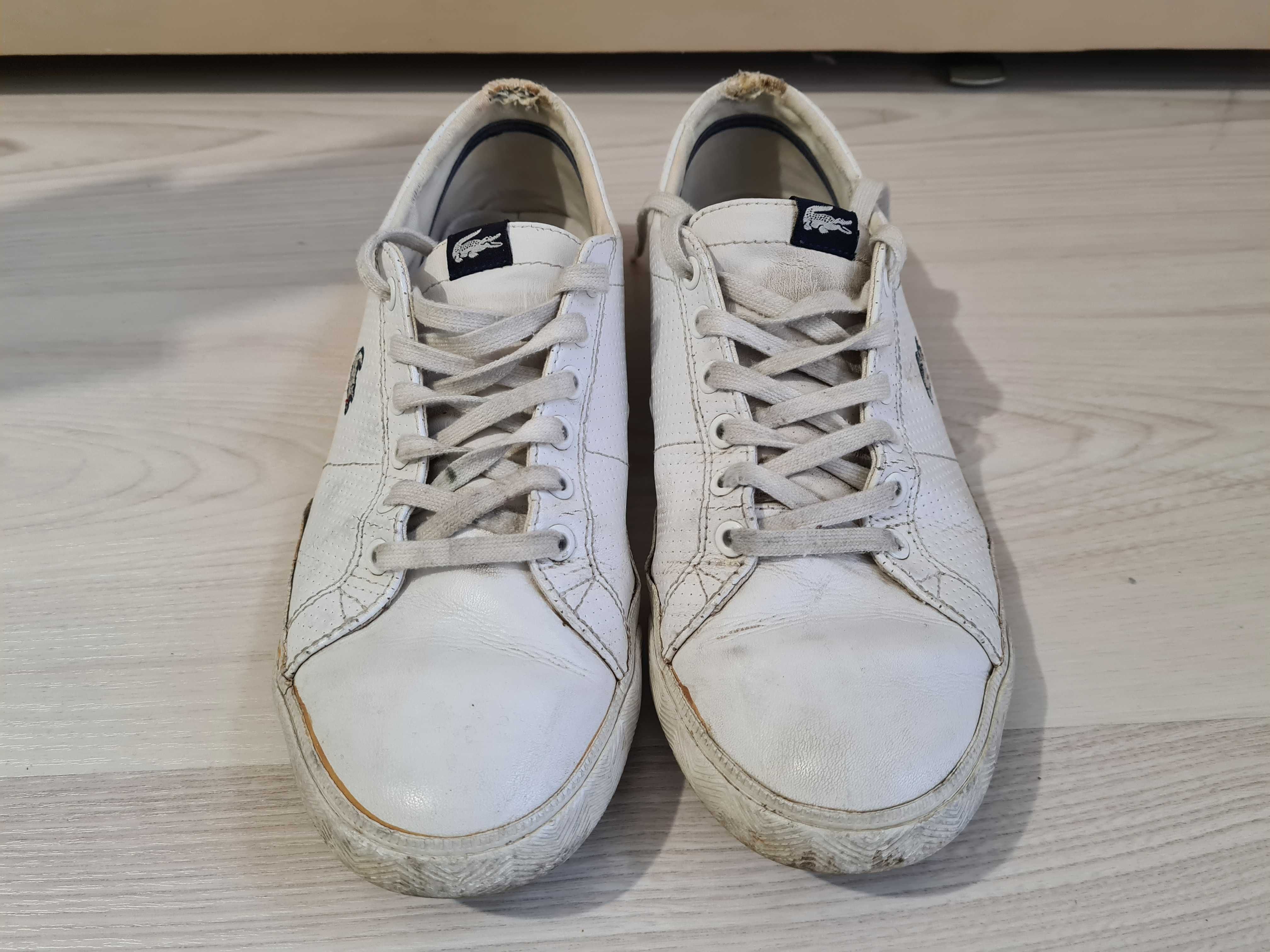 Buty trampki tenisówki Lacoste 38 białe