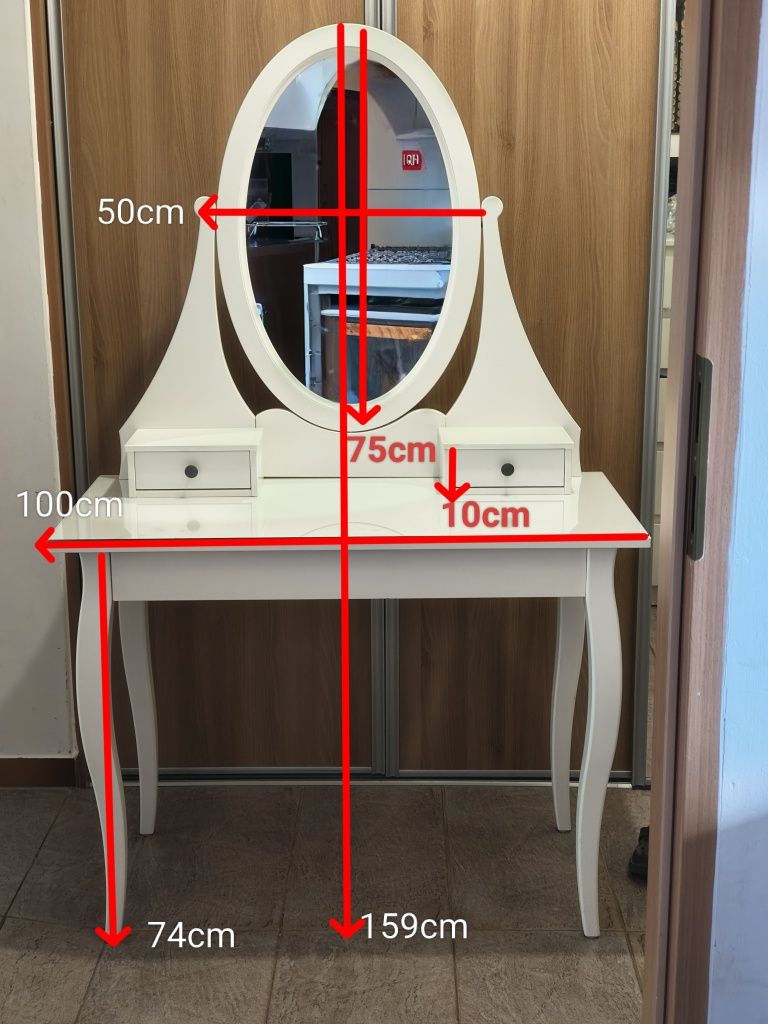 Toaletka Hemnes ikea