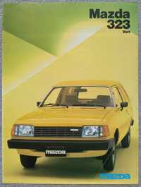 Prospekt Mazda 323 Van rok 1981