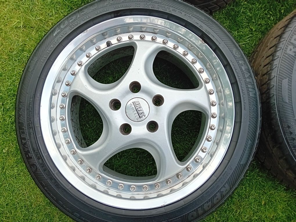 Felgi Artec PZ 17" 5x112 8j 9j 2tlg z oponami Mercedes Golf GTI oz bbs