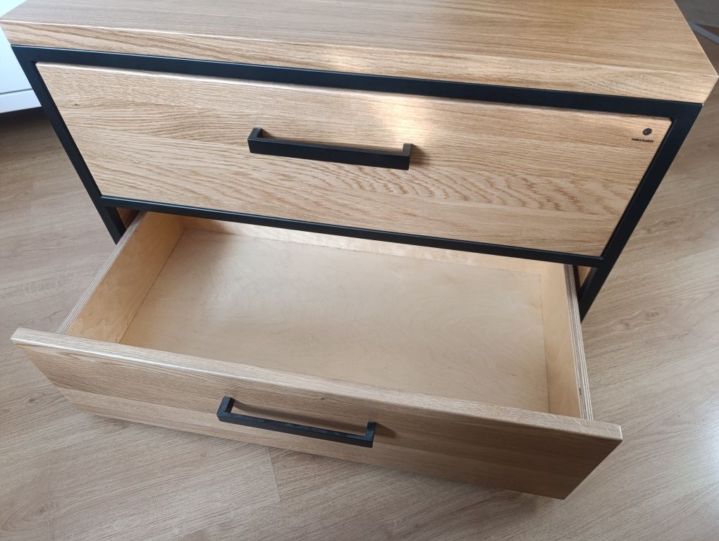 Nowa szafka łazienkowa loft fabrykaloft 80 x 45 x 53 (wysokość) dąb