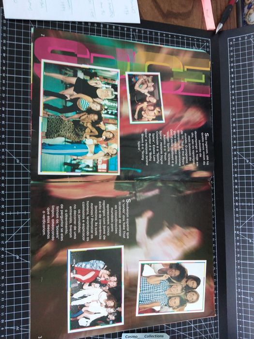 Caderneta de cromos Spice Girls completo Panini anos 90