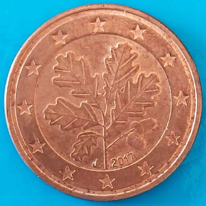 5 Cêntimos de 2017 * J * da Alemanha