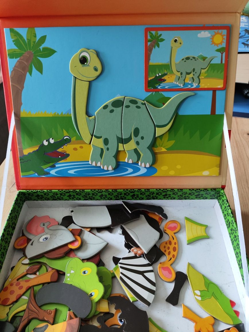 Puzzle, magnesy Safarii Playtive