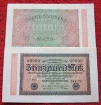 ** Banknot 20000 MARK 1923 ROK STARE NIEMCY !!! Stan Bankowy UNC !!!