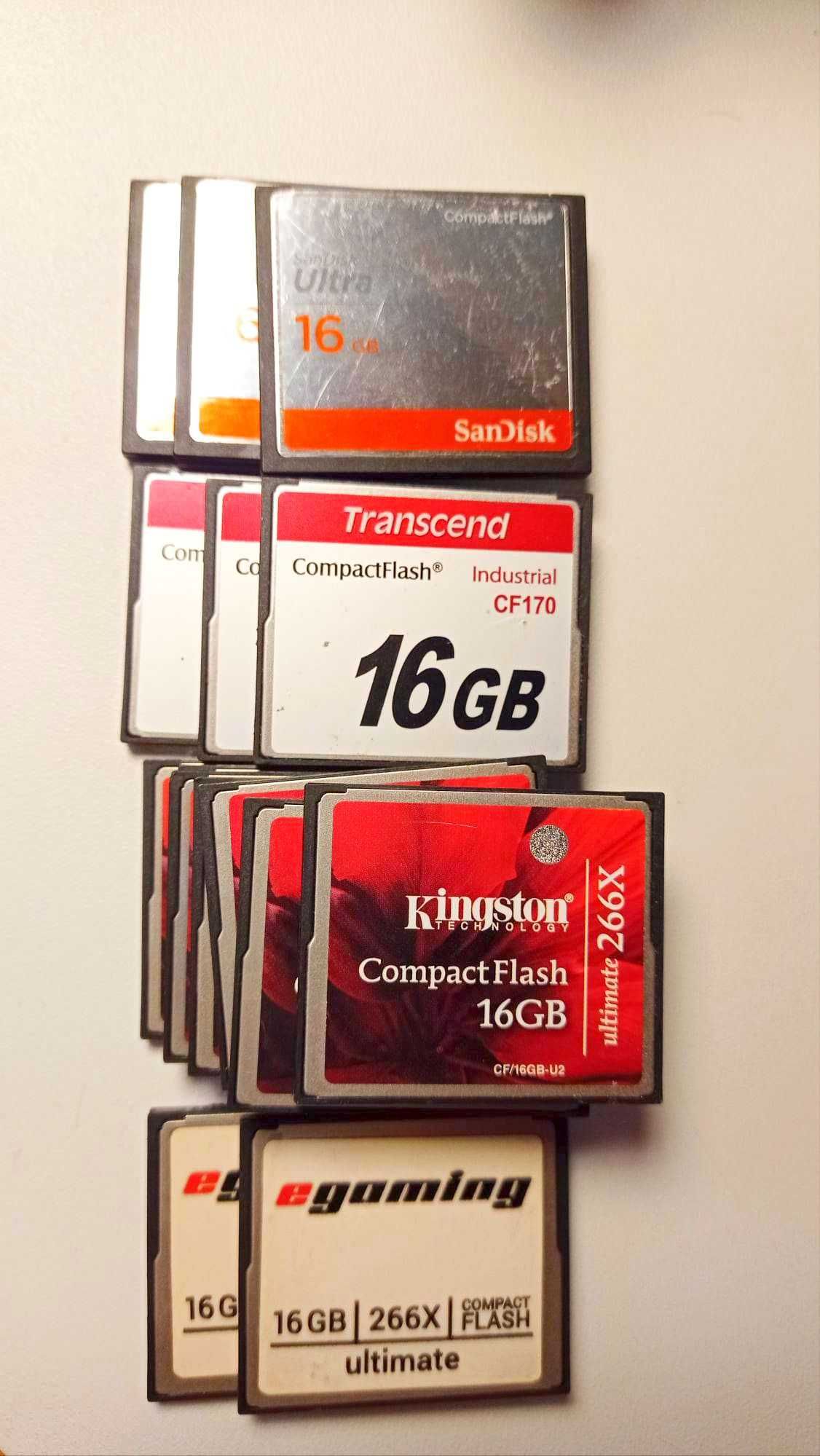 Karta CF Kingston/ 16 GB Compact Flash /cena za 1 sztukę