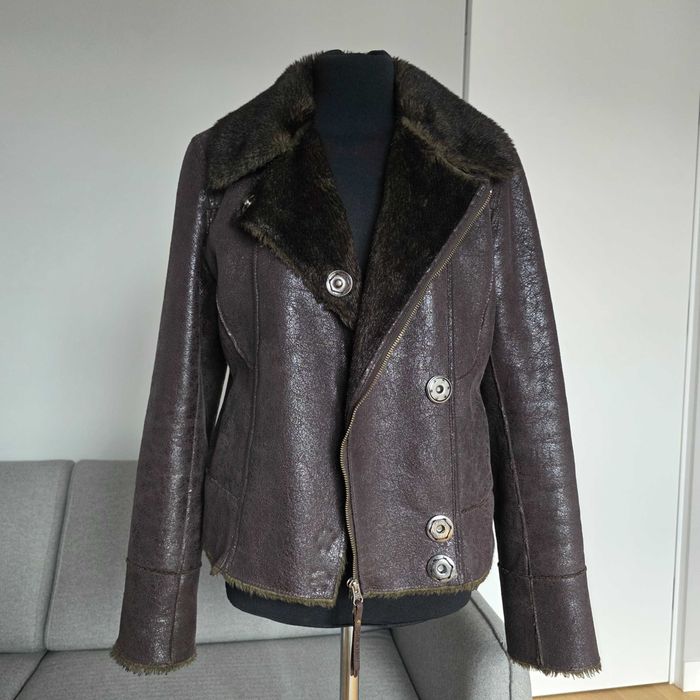 Kurtka, ramoneska, futerko - ARMANI JEANS, 38/M