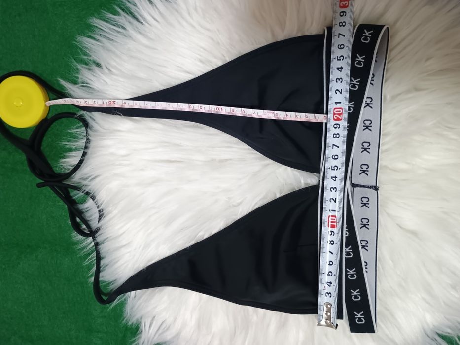 Купальник верх calvin klein чорний xs, бюстгальтер