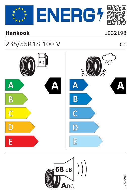 Komplet 4 szt. - Hankook Ventus evo SUV 235/55 R18 100 V Rocznik 2025