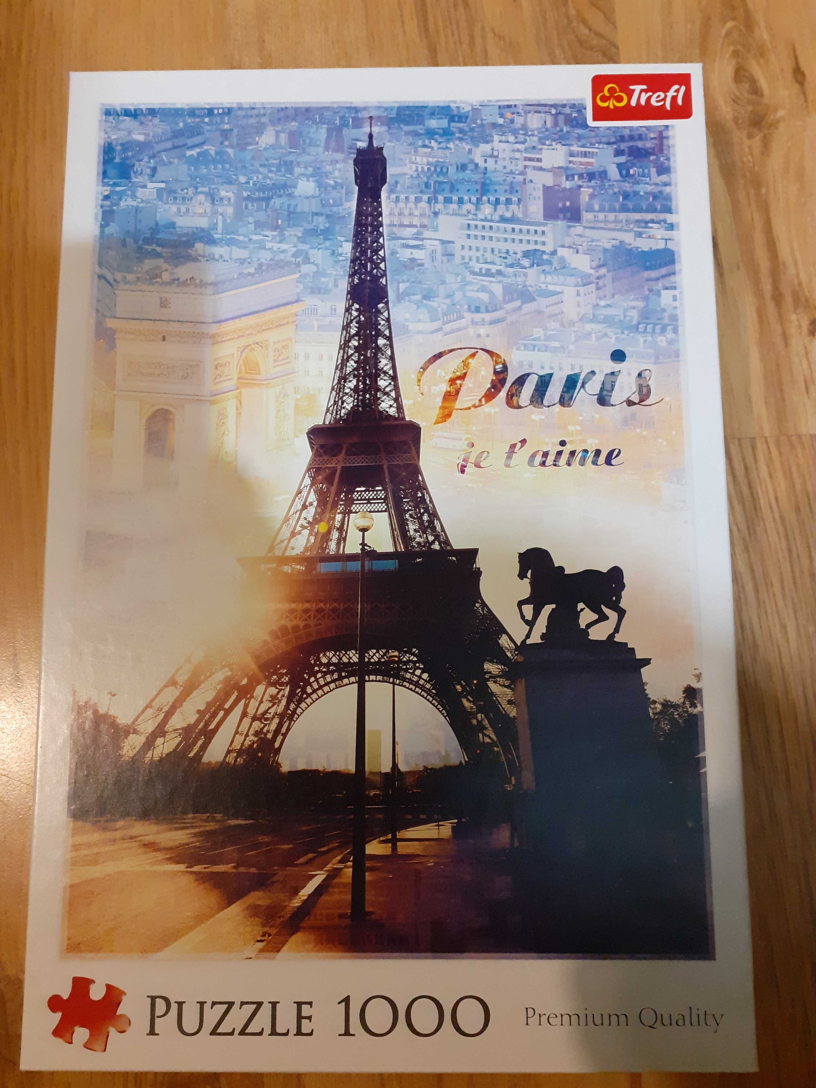 puzzle Trefl, Paryż o świcie, 1000 elementów, kompletne