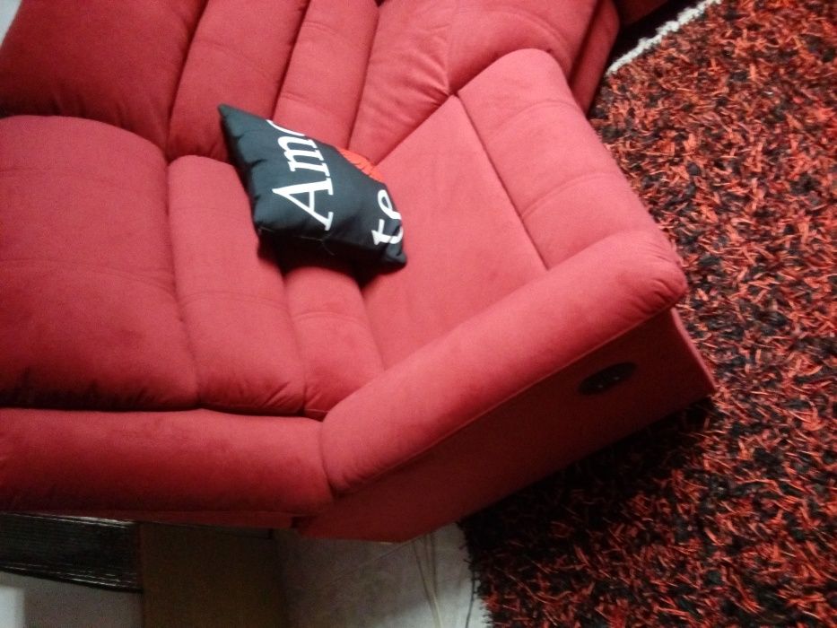 NOVO Sofá de angulo design italiano "promoção "LOURINI RELAXANTE ELECT