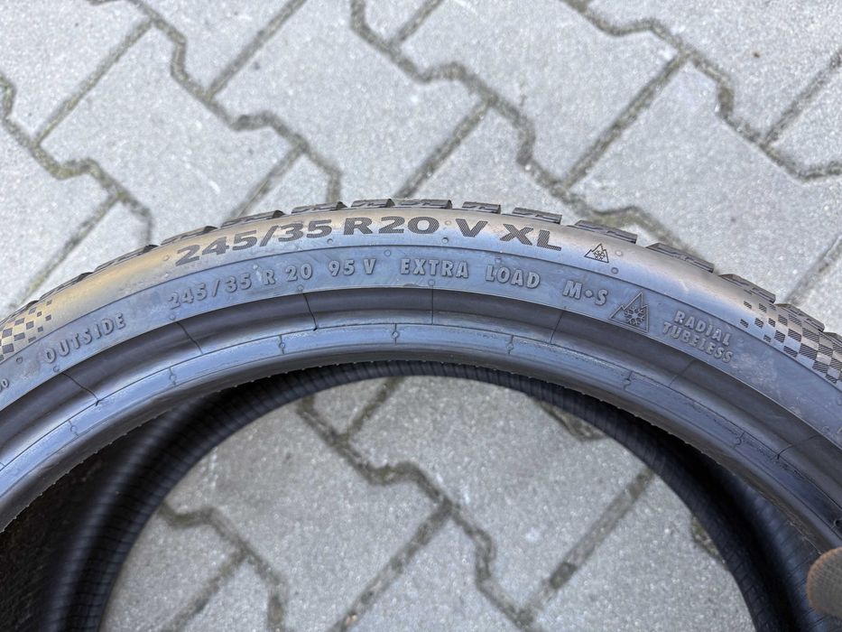 2x opony zimowe Continental WinterContact TS 860 S 245/35R20 DOT0121
