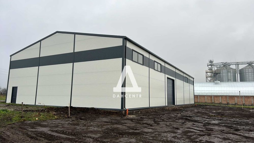 Тепла будівля  18х36х7, будівництво під тенісні корти під замовл.