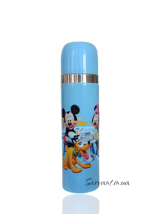 Термос дитячий в чохлі з чашкою Міккі Маус 500мл./Термос Микки Маус.