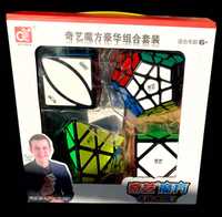 Zestaw kostek rubika Megaminx + Pyraminx + Skewb + Ivy Cube QiYi