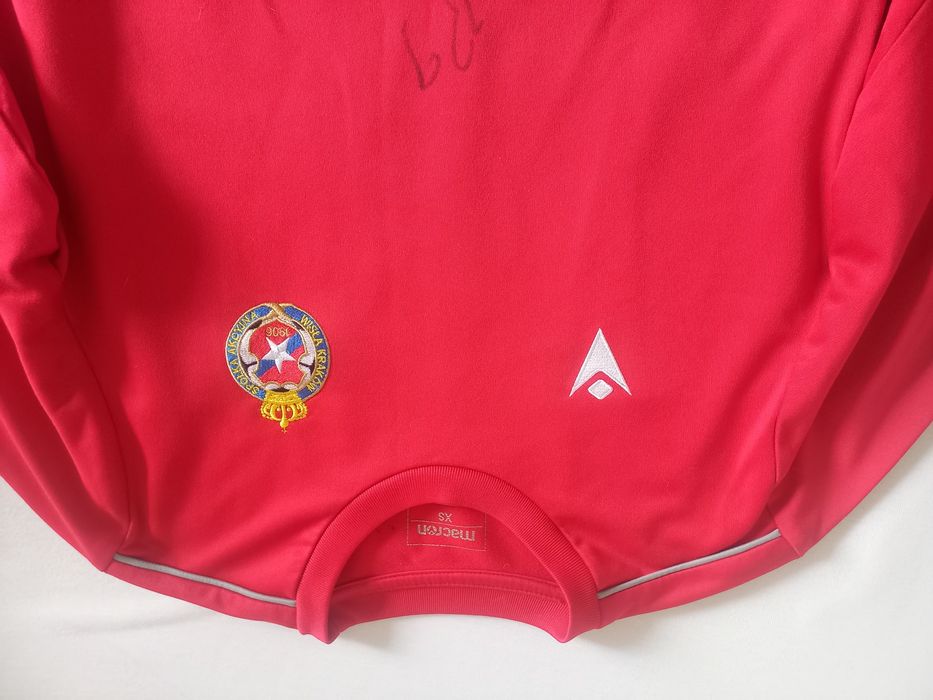 Bluza Macron treningowa Wisła Kraków z autografem