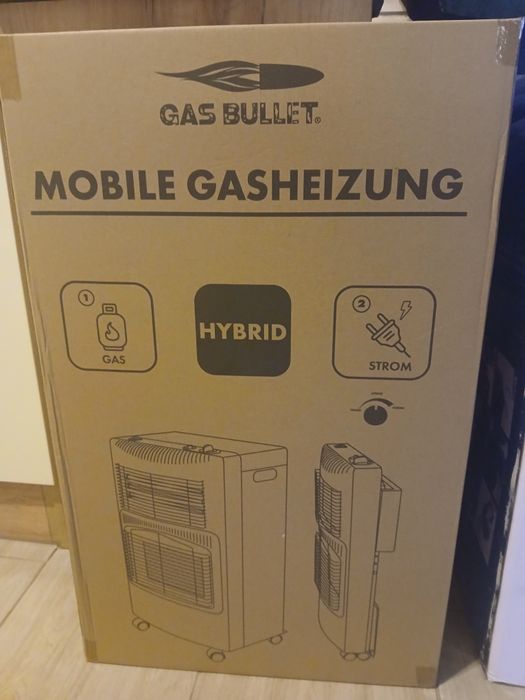 Grzejnik piecyk na gaz z butli hybrydowy