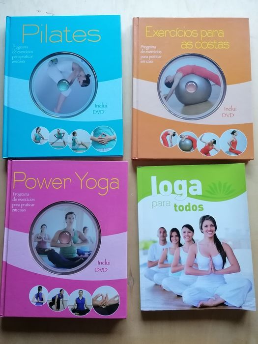 Livros exercícios de yoga