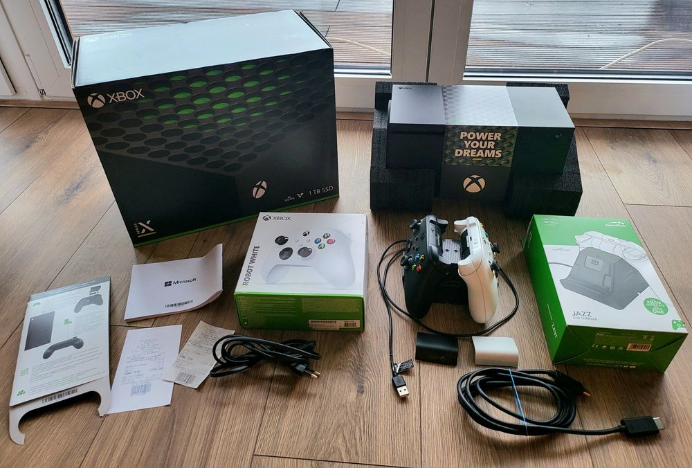 Jak NOWY Xbox Series X 1TB, zestaw sklepowy, dodatki, gry, OKAZJA!